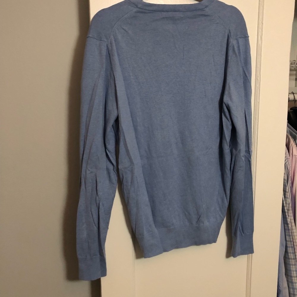 Banana republic V neck sweater- light blue